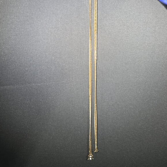 triple lock necklace / gold chain (no pendant) - P2 - Picture 13 of 14